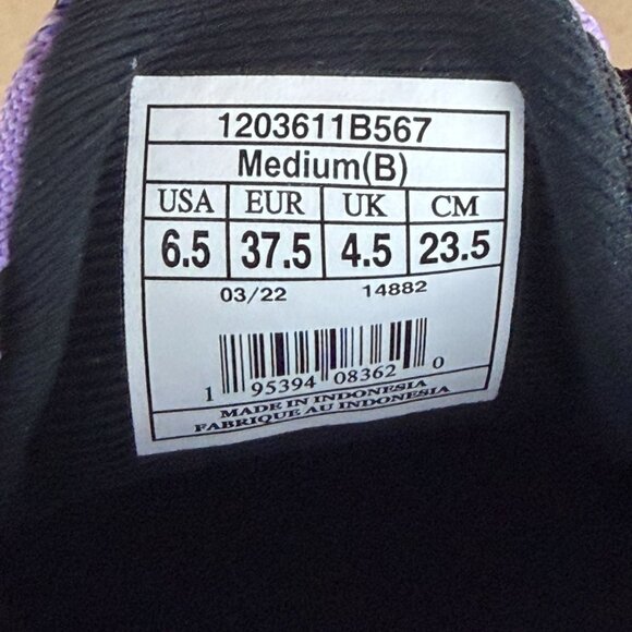 Brooks Revel 5 Purple Leopard Print Athletic Shoes Womens 6.5 Running Low Top - Picture 5 of 11